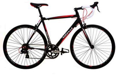 Mizani Aero 500 59cm Frame Road Bike Black - Mens